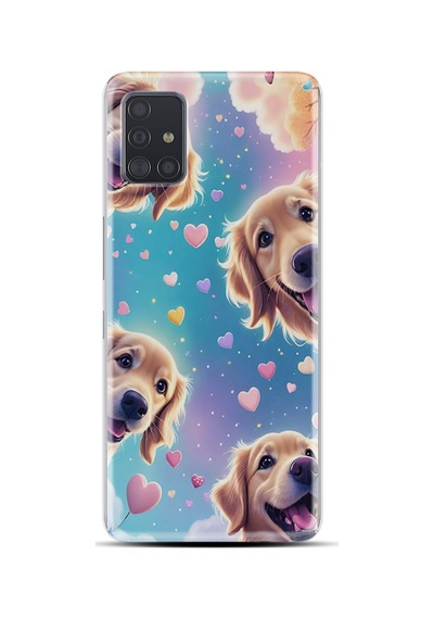 Samsung Galaxy Uyumlu A31 Kılıf Boutique Baskılı Resimli Kalp Ve Köpek Pcode -034
