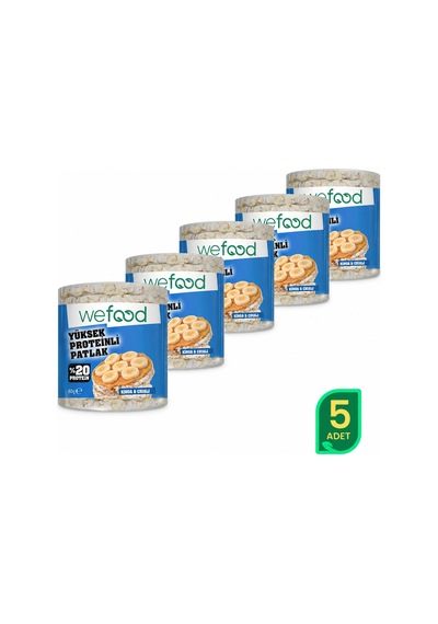 Wefood Kinoalı Protein Patlak 80 G 5'li 8683347037766