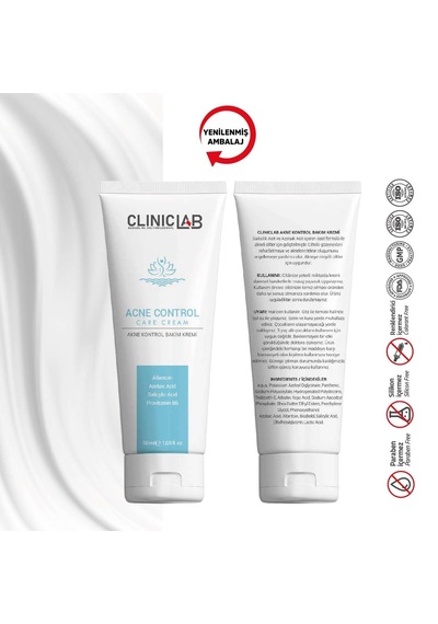 Cliniclab Akne Eğilimli Ciltler İçin Gözenek Sıkılaştırıcı Bakım Kremi 50 ML