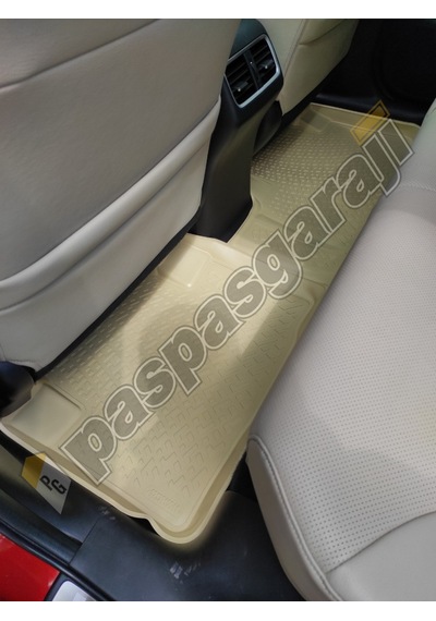 Honda Cr-V 2012-2018 Arası Bej 3D Havuzlu Paspas