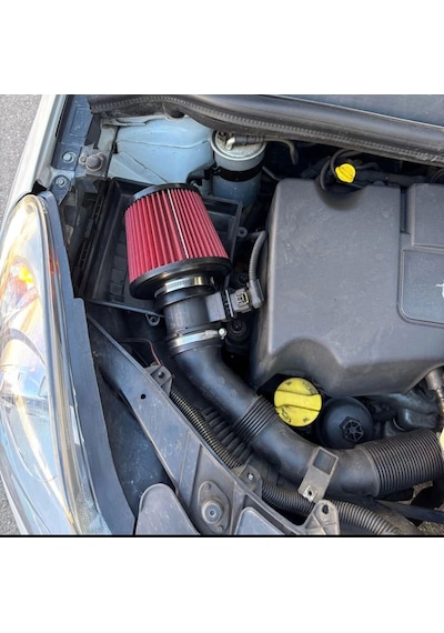 Opel Corsa 1.3 Cdti Yüksek Performans Açık Hava Filtresi 7.6cm Kırmızı