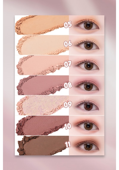 Mat Ve Işıltılı Tonlar Barındıran Far Paleti Missha Mood Moment Palette 3 The Cute Things 3