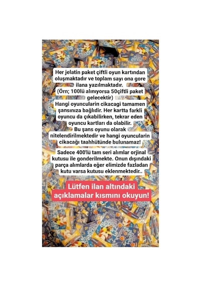 Futbolcu Kartları Süper Final 25 Adet 50 Kart 2023 Futbol Oyun Kartları Yeni Sezon