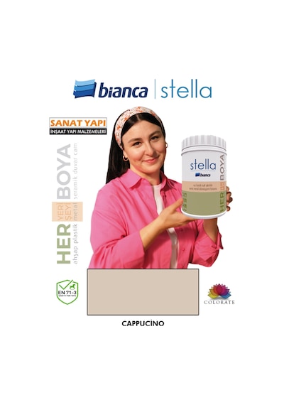 Stella Su Bazlı Boya Fayans-mermer-tezgah-kapı-dolap-iç Cephe-dönüşüm-mutfak-banyo-plastik-ahşap Diğer