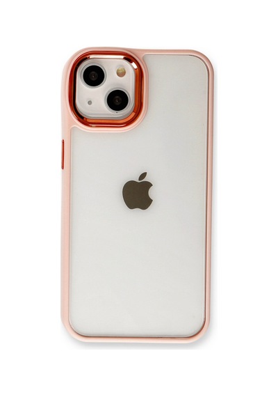 Apple Uyumlu iPhone 14 Plus Uyumlu Kılıf Dora Kapak - Pudra