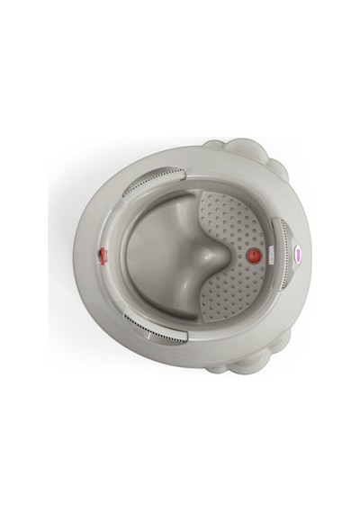Okbaby Bebek Banyo Seti Opla Küvet + Hippo Duş Şapkası A.gri