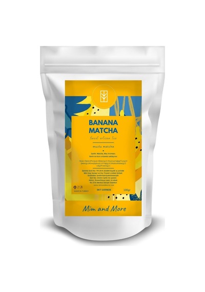 Mim and More Banana Matcha Muzlu Matcha 50 G