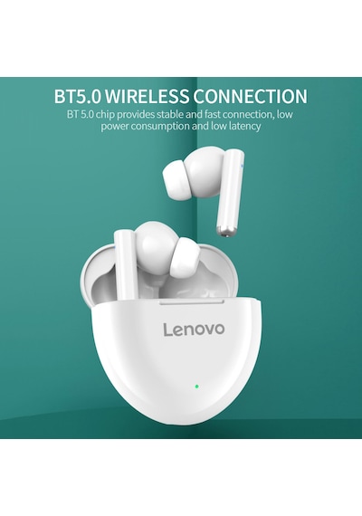 Vkemall Lenovo Ht06 Bluetooth Kulaklık: Spor İçin Konforlu, Hifi Ses, Uzun Pil, Çift Taraflı Konuşma, Siyah