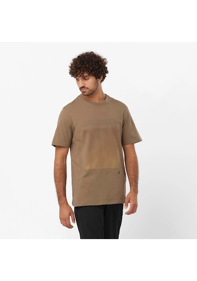 Salomon Graphıc Ss Tee M Shıtake T-shırt Lc2247100 001