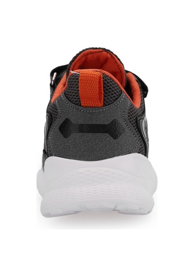 Slazenger KAORU IN Çocuk Cırt Cırtlı Koyu Gri - Turuncu Sneaker