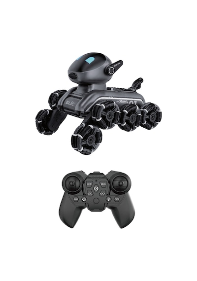 Blıc Brb3 Aı Robot Dog Akıllı Robot Köpek 2.4ghz Uzaktan Kumandalı, 360 Omni Tekerlekli, Drift Ve Gri