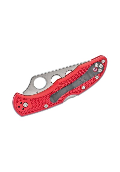 Spyderco C11tr Delica Trainer Kırmızı Kamp Çakı Kırmızı