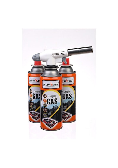Merttools Camping 3 Lü Torch Kamp Hazır Pürmüz Seti Eco Turuncu