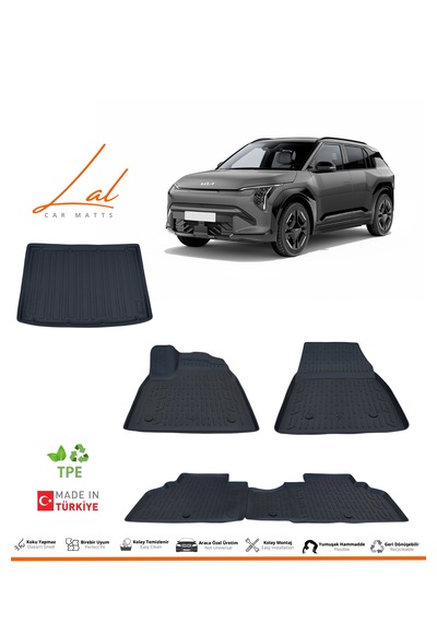 Kia Ev3 3d Havuzlu Paspas Bagaj Havuzu Seti 2024+