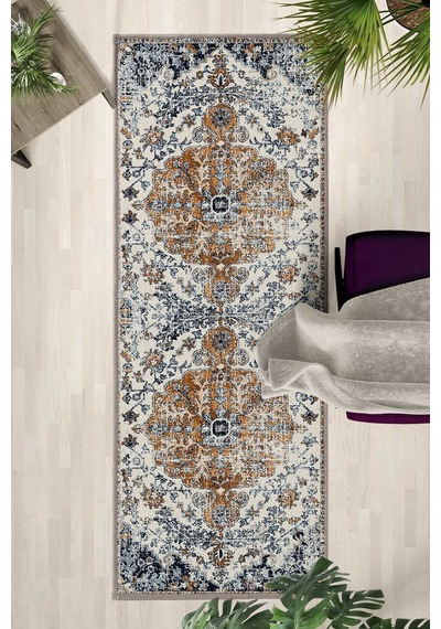 Yıkanabilir Yolluk 123 Gri