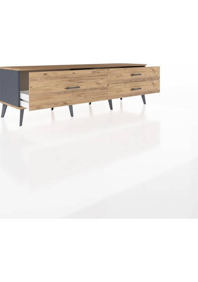 Hyperion Tv Ünitesi 3 Çekmeceli 176x44x51 Antrasit-çam/çam Atlas Çam/atlas Çam Hyperion Tv Ünitesi 3 Çekmeceli 176x44x51 Antrasit-çam/çam Atlas Çam/atlas Çam