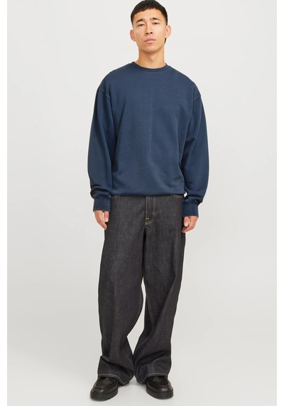 Jack & Jones Jjecharge Erkek Sweatshirt Indıgo