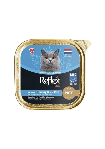 Plus Pate Ringa & Morina Balıklı Yaş Kedi Maması 85 G