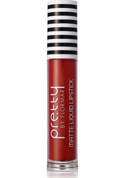 Flormar Yoğun Pigmentli Mat Likit Ruj - Pretty Matte Lipstick - 008 Live Vermillion-8690604462780