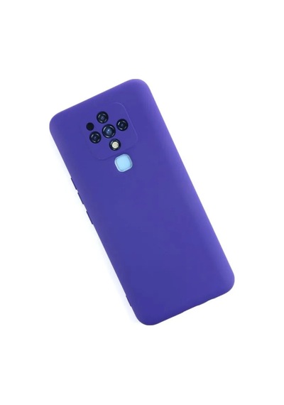 Jenerik Tecno Camon 16 Kılıf Nano İçi Kadife Silikon - Mor