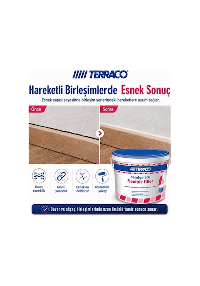 Terraco Handymate Duvar Ve Ahşap Arası Esnek Tamir Dolgu Macunu - (537187289)