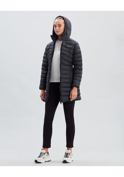 Skechers W Essential Maxi Length Hooded Jacket Kadın Siyah Mont S212005-001 Siyah Skechers W Essential Maxi Length Hooded Jacket Kadın Siyah Mont S212005-001 Siyah