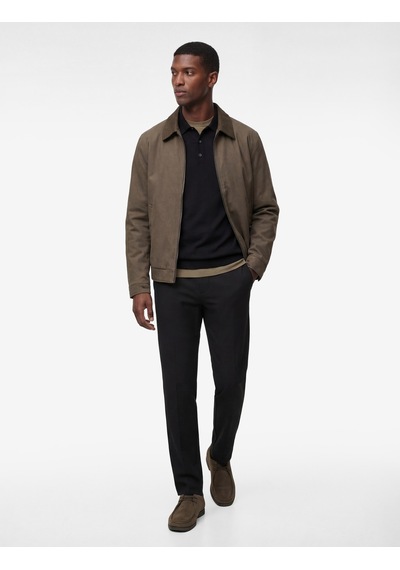 Koton Normal Bel Cepli Düğmeli Slim Fit Non Iron Esnek Kumaş Pantolon Siyah 6sam40085hw