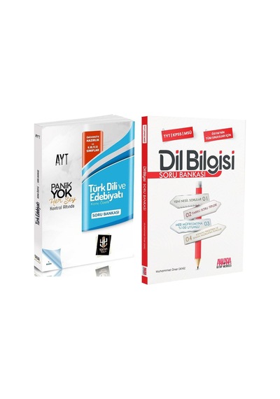Panik Yok Ayt Türk Dili Edebiyatı Ve Akm Dil Bilgisi Soru Bankası Seti 2 Kitap