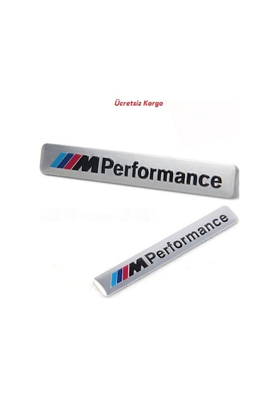 BMW M Performance Metal Arma Etiket