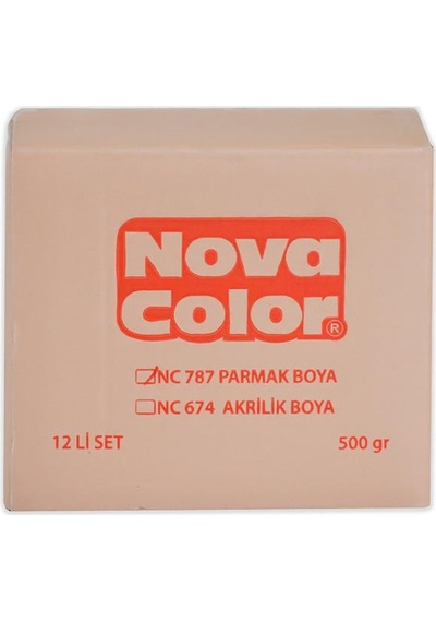 Nova Color Parmak Boyası 500 Gr 12 Renk Nc787