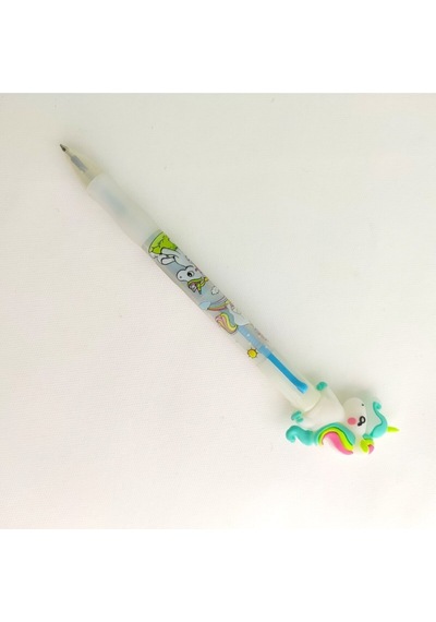 Unicorn Başlıklı 2 Renk Tükenmez Kalem Yeşil