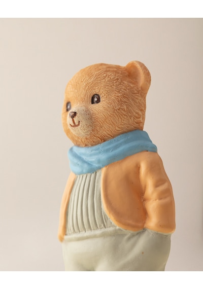 Madame Coco Paddington Bear Magnet - Somon/mavi - 4x8 Cm 8684427186992 Çok Renkli