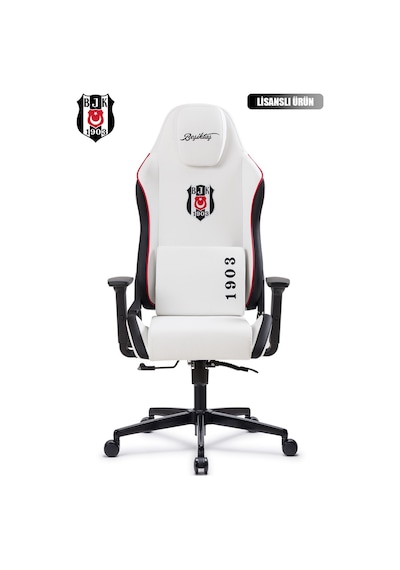 Fanchair X Beşiktaş 1903 Lisanslı Oyuncu Koltuğu-37 Beyaz