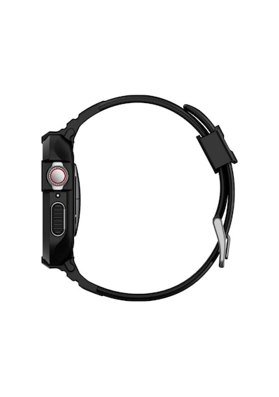 Spigen Apple Uyumlu  Watch Serisi 40mm / 41mm Kılıf, Rugged Armor Pro Black - Acs00546
