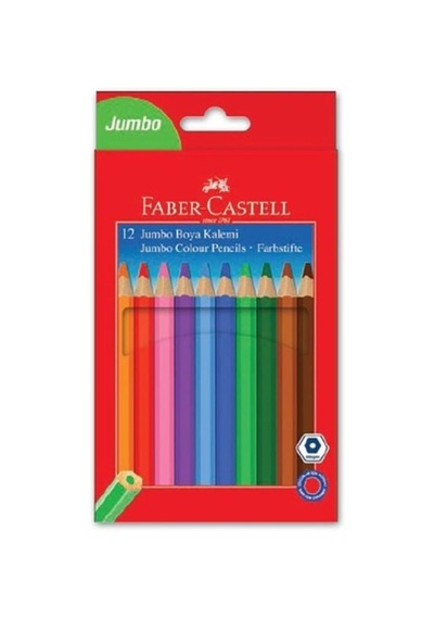 12'li Jumbo Kuru Boya 12 Renk Diğer