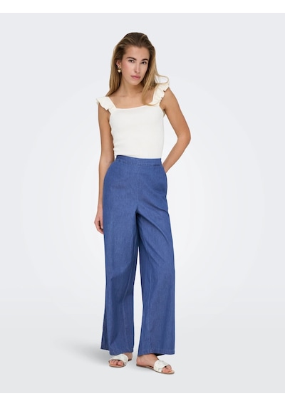 Only Onlnova Azure Chiara Kadın Denim Pantolon 15343011 Mavi