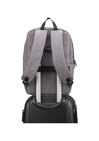 Classone RC58-154 Triesta Serisi Geri Dönüştürülmüş Kumaş 15.6" Uyumlu Notebook Sırt Çantası Gri