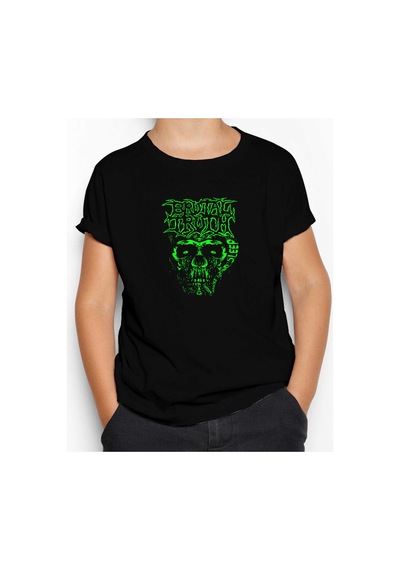 Zepplin Giyim Brutal Truth Graphic Siyah Çocuk Tişört Siyah