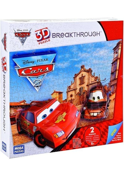 Mega Puzzles 200 Parça 3d Puzzle Breakthrough Cars  2