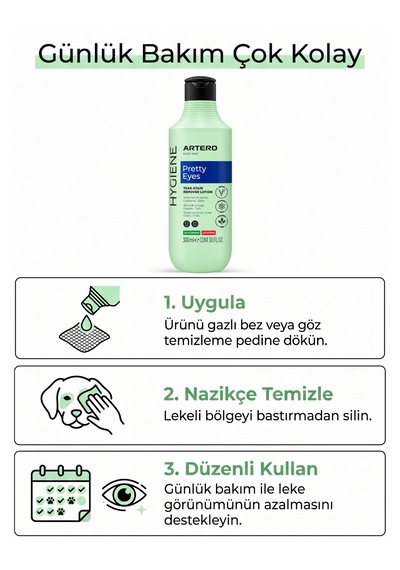 Artero Pretty Kedi Ve Köpek Gözyaşı Lekesi Temizleyici 300 Ml