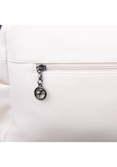 Nas Bag Çok Gözlü Yumuşak Ve Hafif Yapılı Çift Askılı Omuz Ve Çapraz Çanta 30x24 Cm Krem Lopez