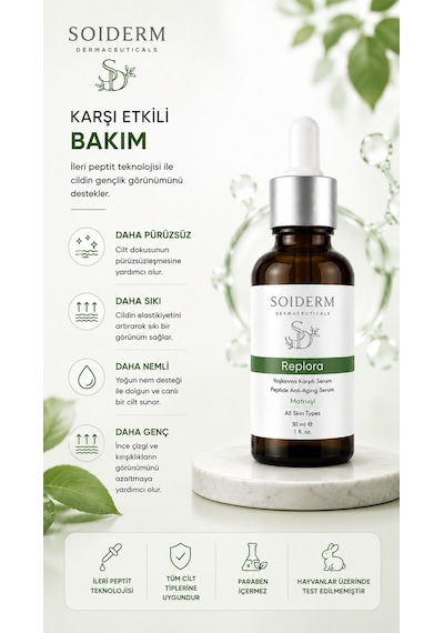 Soiderm Replora Matrixyl Yaşlanma Karşıtı Serum 30 ML