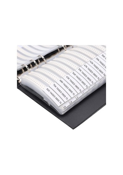 4250 Parça Smd 0805 Direnç Seti Kitabı 1% Sample Book