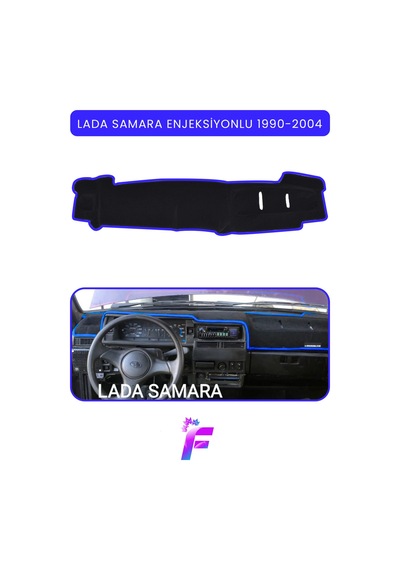 Lada Samara Enjeksiyonlu 1990-2004 Torpido Kılıfı Yansıma Ve Isı Engeller Kolay Montaj Td17 Torpido Halısı