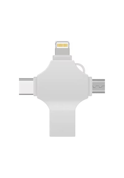 Otg 4in1 Cep Telefonu Çok Fonksiyonlu Usb Flash Bellek 128 Gb Type-c, Micro Sd Ve Kart Okuyucu