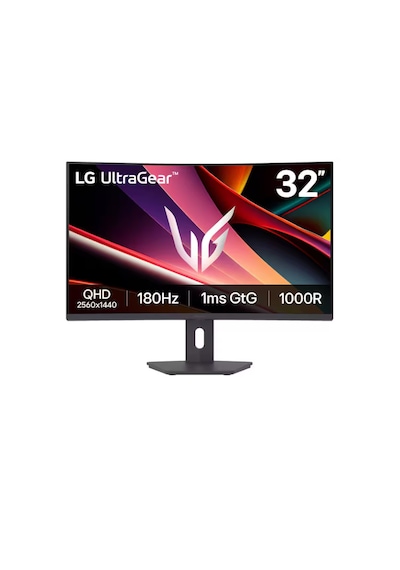 Lg Ultragear G6 31.5" 32g600a-b 180hz 1ms Gtg Qhd Va Curved Pivot Gaming Monitör