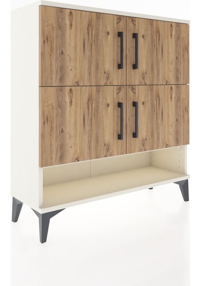 Arges Şifonyer 4 Raflı 4 Kapaklı 88x30x96 Aytaşı-çam Aytaşı