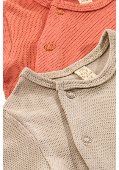 Tinylamb Candy Unisex 2 Parça Organik Pamuk Bebek Ve Çoçuk Tulumu 2'li Takım Yavruağzı-bej Tinylamb Candy Unisex 2 Parça Organik Pamuk Bebek Ve Çoçuk Tulumu 2'li Takım Yavruağzı-bej
