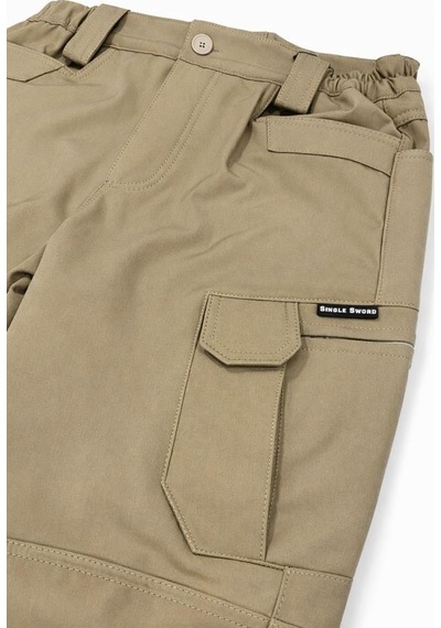 Single Sword Rüzgar Geçirmez Softshell Pantolon Bej