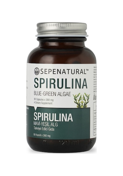 Sepe Natural Spirulina Yosun Mavi Yeşil Alg 380 MG 90 Kapsül Sepe Natural Spirulina Yosun Mavi Yeşil Alg 380 MG 90 Kapsül
